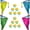 Yellow+green+red+blue, variant on Granny Pants Yard Game, Granny Pants Outdoor Party Game Granny Pants Outdoor Game with Bouncy Balls and Pump Fun Family Reunion & Adult Yard Games for Groups