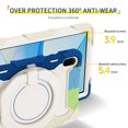 thumbnail image 3 of FJLBDE Case for Honor Pad X10 Pro 11.5 inch (2026) with 360 Kickstand, Shoulder Strap Carrying Protective Cover, Multicolor Blue, 3 of 6