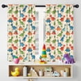 thumbnail image 5 of Blackout Kids Curtains,Beige Colorful Dinosaur Pattern Childrens Insulated Curtains Set Of 2,Bedroom Essentials,Toddler Room Decor 42"x54", 5 of 5