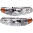 thumbnail image 4 of CAPA For 97-05 Century Headlight Headlamp Halogen Head Light with Bulb PAIR SET, 4 of 5