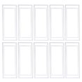 thumbnail image 5 of 10Pcs White Rectangle Backdrop Stand Metal Wedding Balloon Arch Frame Venue Decor, 5 of 11