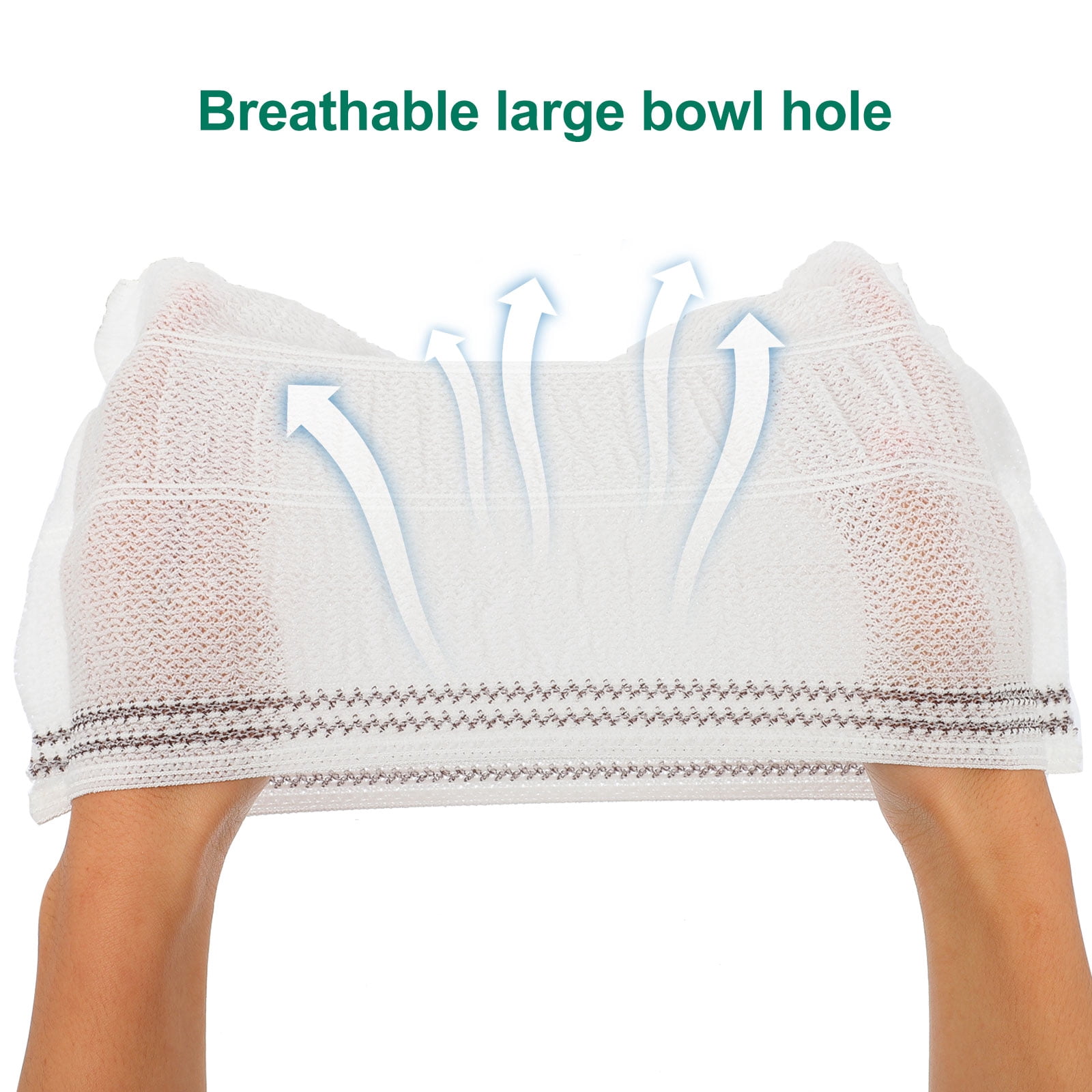1pc Reusable Adult Diaper Washable Adult Nappy Premium Women Diaper (White)