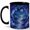 Black, variant on Crystal Cave Ocean 11oz Ceramic Mug, Moonlit Fantasy Seascape