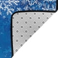 thumbnail image 4 of Shaggy Area Rug, Blue Christmas With Snowflakes Rugs for Living Room Bedroom Non Slip Door Mat Indoor Carpet Machine Washable Nursery Home Decor Floor Mats for Entryway 60x39in, 4 of 5