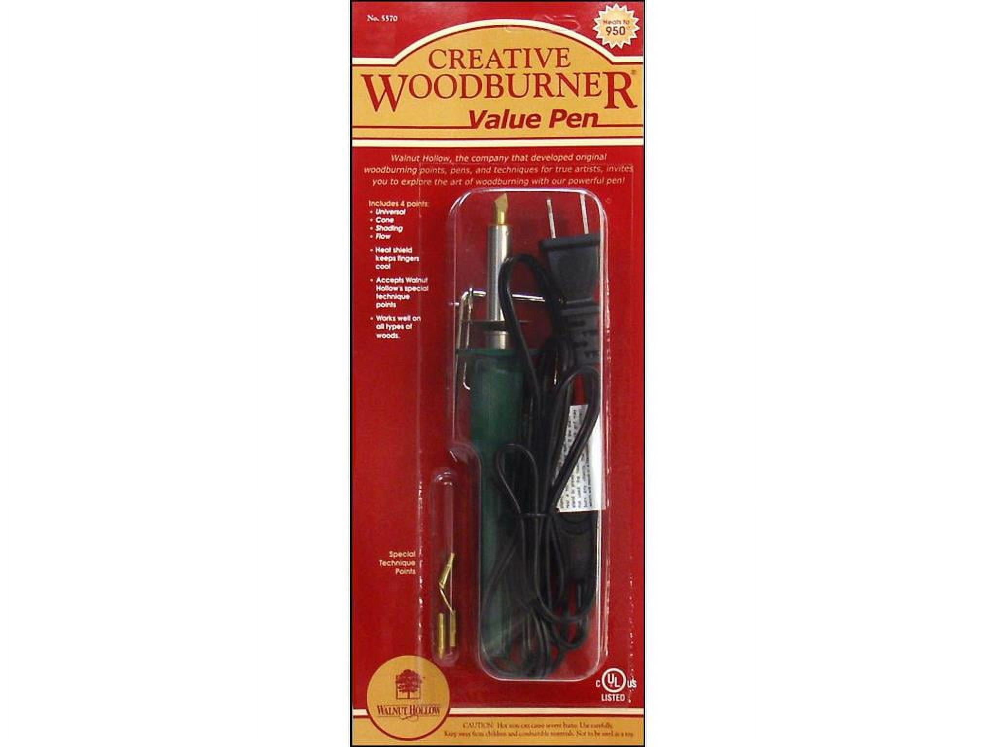 (4 pack) Walnut Hollow Sax Creative Woodburner Value Pen, 25 W, 4 Tip