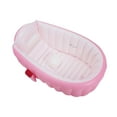 thumbnail image 4 of Lipstore Inflatable Baby Bathtub Baby Pool Foldable Portable Shower Basin for Newborn Pink, 4 of 8