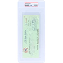 Ron Guidry New York Yankees Autographed Check from January 2, 1978 - PSA 84845803 - Fanatics Authentic Certified