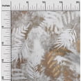 thumbnail image 2 of oneOone Cotton Poplin Brown Fabric Tropical Watercolor Sewing Material Print Fabric By The Yard 42 Inch Wide, 2 of 4