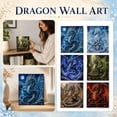 thumbnail image 4 of Fantasy Diamond Art Painting Kit with Intricate Dragon Design for Adults, Featuring Precious Gem-Like Finish on Large Wall Decor Canvas, Ideal for Living Room Accent Wall Art for, 4 of 4
