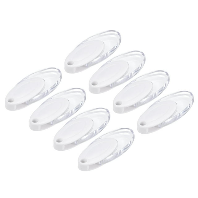 Unique Bargains Blinds Chain Handle, 8Pack 90mm Roller Shade Cord Weights for Window Parts, White