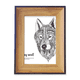 thumbnail image 1 of Lobo Gris amigo empresa caballero Marco de imagen marco de escritorio, 1 of 4