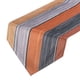 thumbnail image 1 of Mesa Camino 108" x 13", Retro Algod?n Lino Mesa Camino, Naranja y Gris Unique Bargains caminos de mesa, 1 of 6