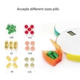 thumbnail image 4 of 7-Day Automatic Pill Dispenser Weekly Smart Timing Pill Reminder for with Alarm,Portable Electronic, 4 of 5