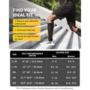 CAMBIVO Compression Socks for Women Men , 20-30 mmHg Knee High Socks, 3 Pairs Compression Stockings for Traval, Running, Nurse , Pregnancy, Daily Life, S-M
