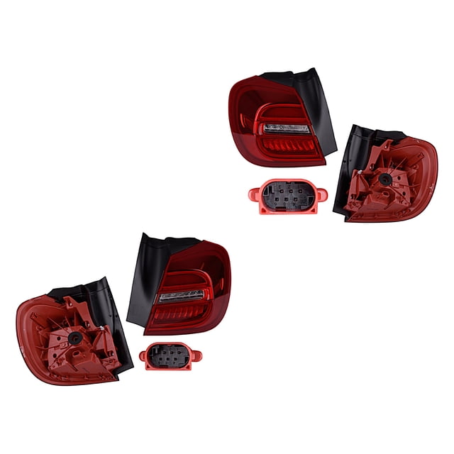 Par de Calaveras Gla200 2014 A 2018 Mercedes-Benz DEPO Exterior Leds