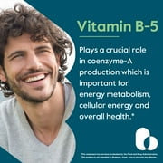 Bestvite Pantothenic Acid 500mg (Vitamin B5)(240 Vegetarian Capsules) - No Stearates - No Calcium Silicate - Vegan - Non GMO - Gluten Free