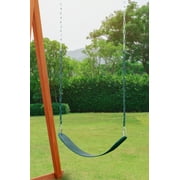 Trailside Cedar Swingset with Belt Swings and Trapeze Bar, All Wood, Hardware, and Assembly Instructions Included