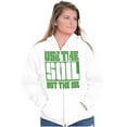 thumbnail image 3 of Earth Day Renewable Energy Go Green Zip Up Hoodie Men's Women's Brisco Brands S, 3 of 6