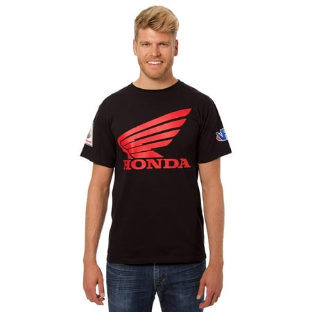 JH Design Honda Logo Mens Crewneck T-Shirts