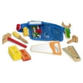 thumbnail image 5 of Melissa & Doug Deluxe Tool Belt Set - 5 Wooden Tools, 8 Building Pieces, Adjustable Belt, 5 of 10