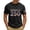 #001#-Black, variant on Usa Flag Shirts for Men: Vintage American Flag Graphic Tee Shirts Crewneck Usa Graphic Tops for Men Gray L