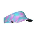 thumbnail image 2 of Yiaed Purple Dragon Scales Print Sport Sun Visor Hats Adjustable Empty Top Baseball Cap Cotton Ball Caps for Women and Men, 2 of 5