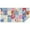 Patchwork Pioneer Flower, variant on Turquoise Geometric Quatrefoil Pattern Rectangle Tablecloth 60"x84",Waterproof Polyester Rectangle Table Cloth, Wipeable Spillproof Polyester Tablecloth for Dining, Camping, Indoor and Outdoor