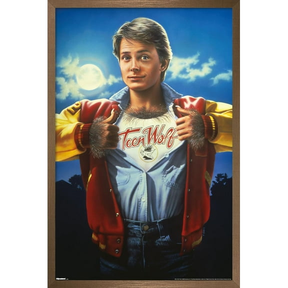 Teen Wolf (1985) - One Sheet Wall Poster, 22.375" x 34" Framed