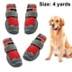 thumbnail image 1 of Botas impermeables para perros con Velcro reflectante, suela antideslizante resistente y antideslizante para exteriores, para perros medianos a grandes, 1 of 5