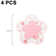 thumbnail image 2 of Posavasos con diseño de flor de cerezo, posavasos antideslizantes y aislantes, 2 of 6