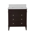 thumbnail image 7 of Eleanor 30" Bathroom Vanity with Chocolate Cabinet and Quartz Top, 7 of 7