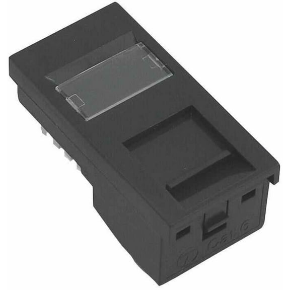 TUK - Cat6 UTP Outlet Black