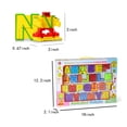 thumbnail image 3 of Odowalker Alfabeto Robot Figuras de acción 26 Piezas 2" Letras Alfa Bots Educativo Abc Preescolar Aprendizaje Tallo Montessori Enseñanza en el Aula, 3 of 5