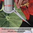 thumbnail image 6 of Coolnut 60" Fresh Flowers Outdoor Round Tablecloth, Waterproof Stain-Resistant Non-Slip Circular Tablecloth with Umbrella Hole and Zipper for Tabletop Backyard Party BBQ Decor, 6 of 7