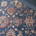 thumbnail image 6 of SAFAVIEH Heirloom Kenelm Floral Polyester Area Rug, Navy/Beige, 5'3" x 7'6", 6 of 8