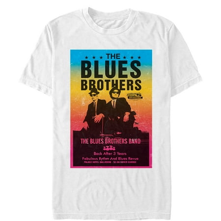 Blues Clues Apparel - The Blues Brothers Men's Retro Band Poster T-Shirt