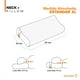 thumbnail image 4 of Almohada Dreamlab Neck+ Soporte Cervical Memory Foam con Gel Hipoalergénica Tamaño Estándar XL, 4 of 6