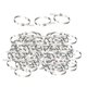 thumbnail image 1 of Bridas de metal con cremallera de 100 piezas, bridas para cables autoblocantes de acero inoxidable 304 resistentes para jardinería , Longitud 300 mm, 1 of 8