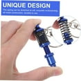 thumbnail image 5 of LOVEVER 2pcs Shock Absorber Keychain Auto Part Key Chain Ring Keychain Car Keyring Key Holder Ring Coilover, 5 of 5