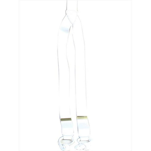 Scully RW040S-WHT-ONE Mens Elastic Y-Back Rangewear Suspender, White, One Size