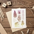 thumbnail image 7 of Nature Trees Clear Stamps Word Background Stamp Silicone Clear Stamp Seals Plant Silicone Stamps for DIY Scrapbooking Photo Album Decorative Cards Making 4.33×6.3 Inch DIY, 7 of 7