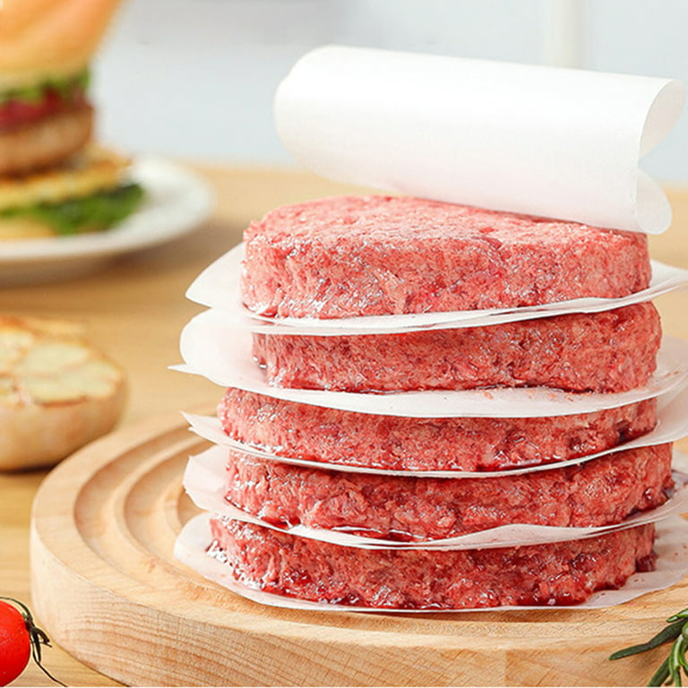 20pcs Disposable Food Wrapping Paper,Simple Letter Print Parchment Paper  Roll For Packing Hamburger