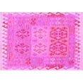 thumbnail image 1 of Ahgly Company Indoor Rectangle Southwestern Pink Country Area Rugs, 7' x 10', 1 of 4