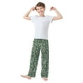 thumbnail image 2 of FORMRS Boys Pajama Pants with Pockets Size 6-8Y Kids Lounge Sleep Bottoms, Christmas Candy Cane, 2 of 8