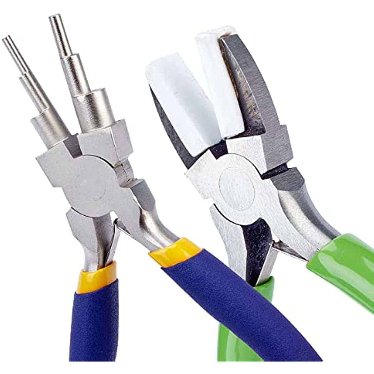 2 Style Jewelry Pliers Including 6 in 1 Bail Making Pliers Jewelry Bail Pliers & 5inch Nylon