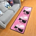 thumbnail image 2 of Dreamtimes Black White Cat Hallway Runner Rug 2'x6' Kitchen Rug with Rubber Backing Wedding Valentines Day Non Slip Entryway Rug Runner Washable Soft Area Rug for Hallway Bedroom Kitchen Decor, 2 of 6