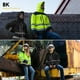 thumbnail image 2 of Chamarra Polar Thermic de trabajo impermeable con reflejante alta visibilidad Negro Bk Safety products talla Grande, 2 of 8