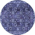 thumbnail image 1 of Ahgly Company Indoor Round Persian Blue Traditional Area Rugs, 5' Round, 1 of 4