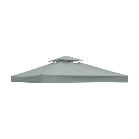 Canopy Replacement Cover, 2-Tier Top UV Cover, Gazebo Canopy Roof Sunshade Outdoor Cover Sunshade Patio Pavilion 11x11Ft
