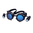 thumbnail image 2 of Gafas de estilo Steampunk con LED a prueba Vestir Cyber Gafas de sol Cosplay Negro Hugo Gafas estilo Steampunk, 2 of 7